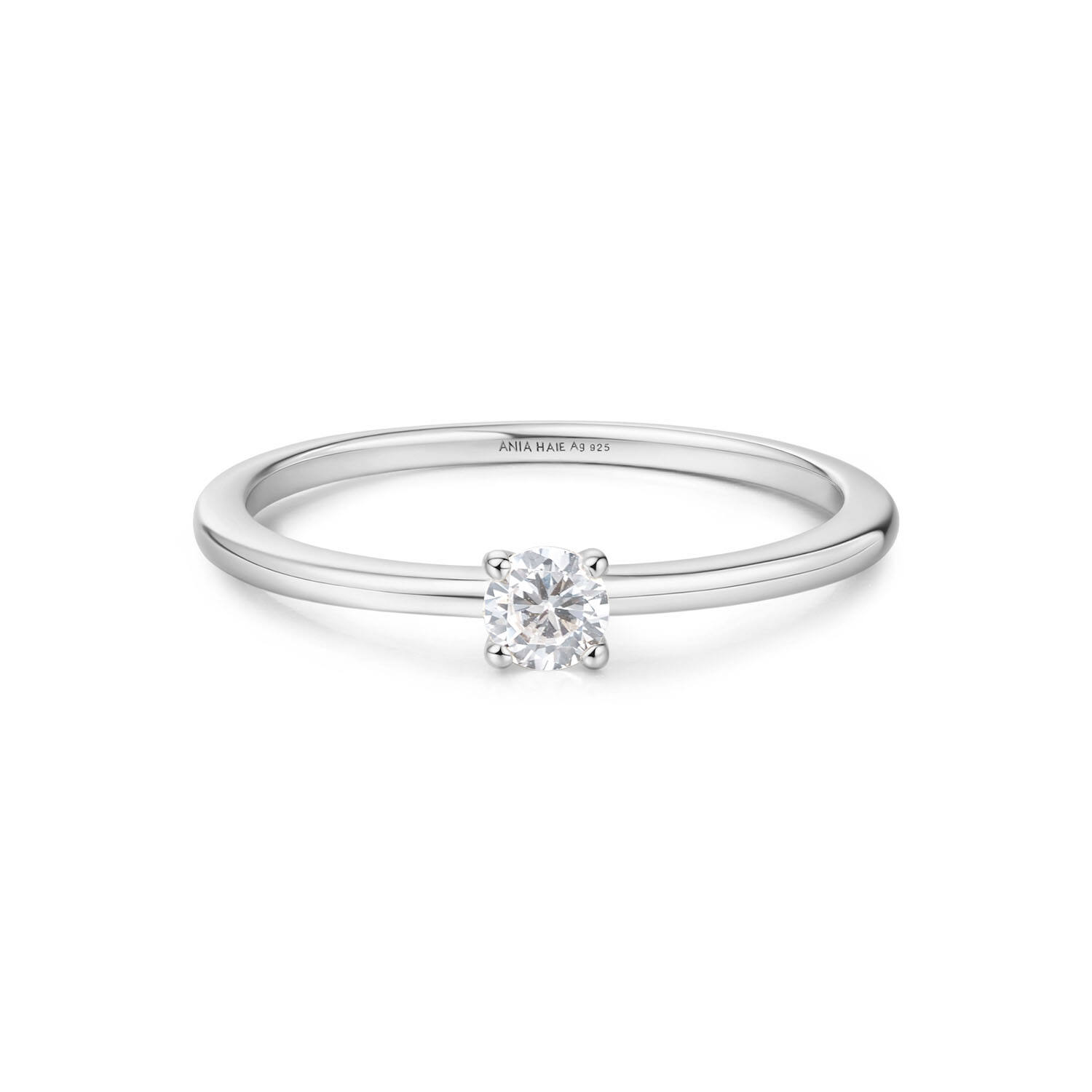  Sunny Sparkler - Rings with zirconia - Silver / Rhodium plated - Zirconia